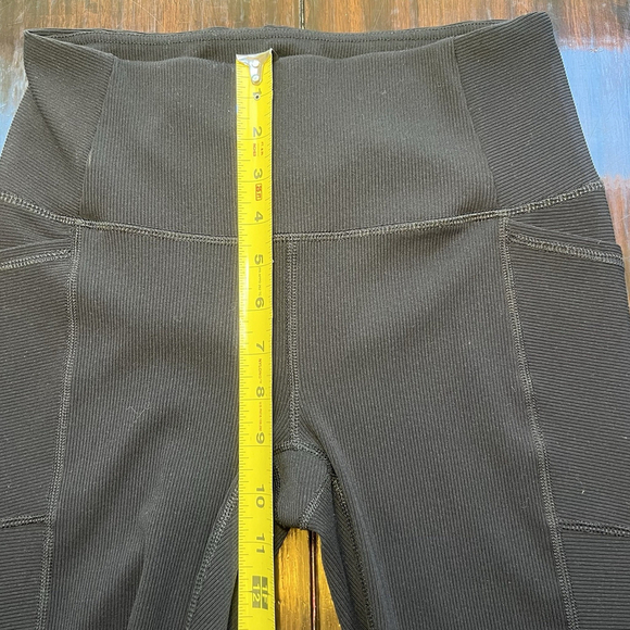 RBX Juniors Black Active Leggings Girls Size Medium Yoga Workout Pockets - Picture 10 of 11